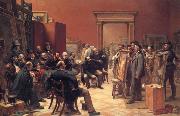 Charles west cope RA The Council of the Royal Academy Selecting Pietures for the Exhibition china oil painting reproduction